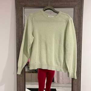 Frame Light Green Crew Neck Pullover Sweater Size XL